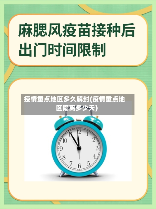 疫情重点地区多久解封(疫情重点地区隔离多少天)