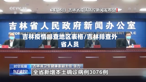 吉林疫情排查地区表格/吉林排查外省人员