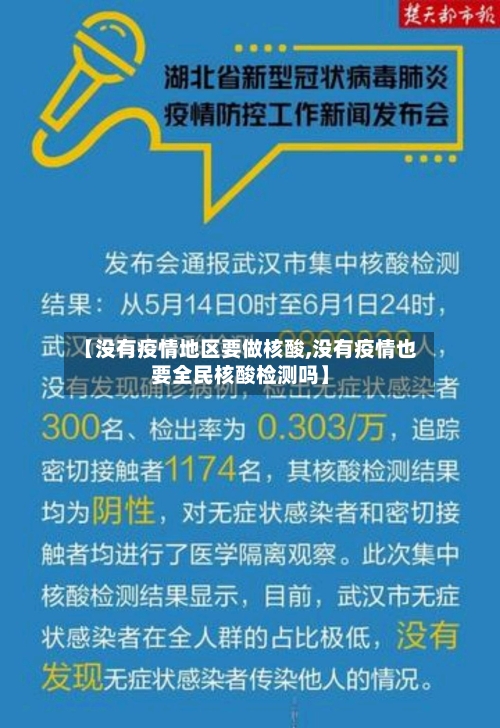 【没有疫情地区要做核酸,没有疫情也要全民核酸检测吗】-第2张图片