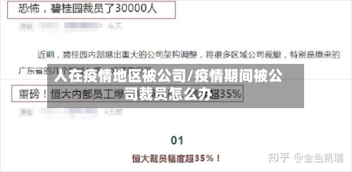 人在疫情地区被公司/疫情期间被公司裁员怎么办