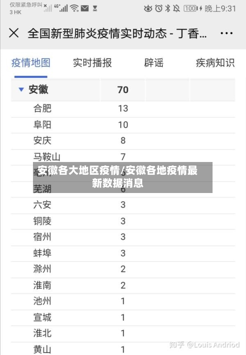安徽各大地区疫情/安徽各地疫情最新数据消息-第3张图片