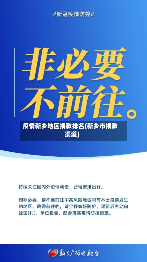 疫情新乡地区捐款排名(新乡市捐款渠道)-第2张图片