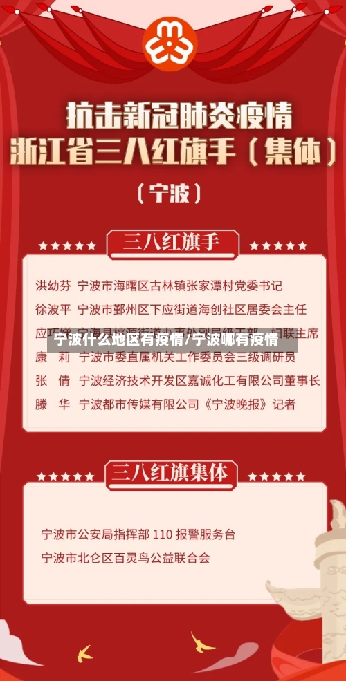 宁波什么地区有疫情/宁波哪有疫情