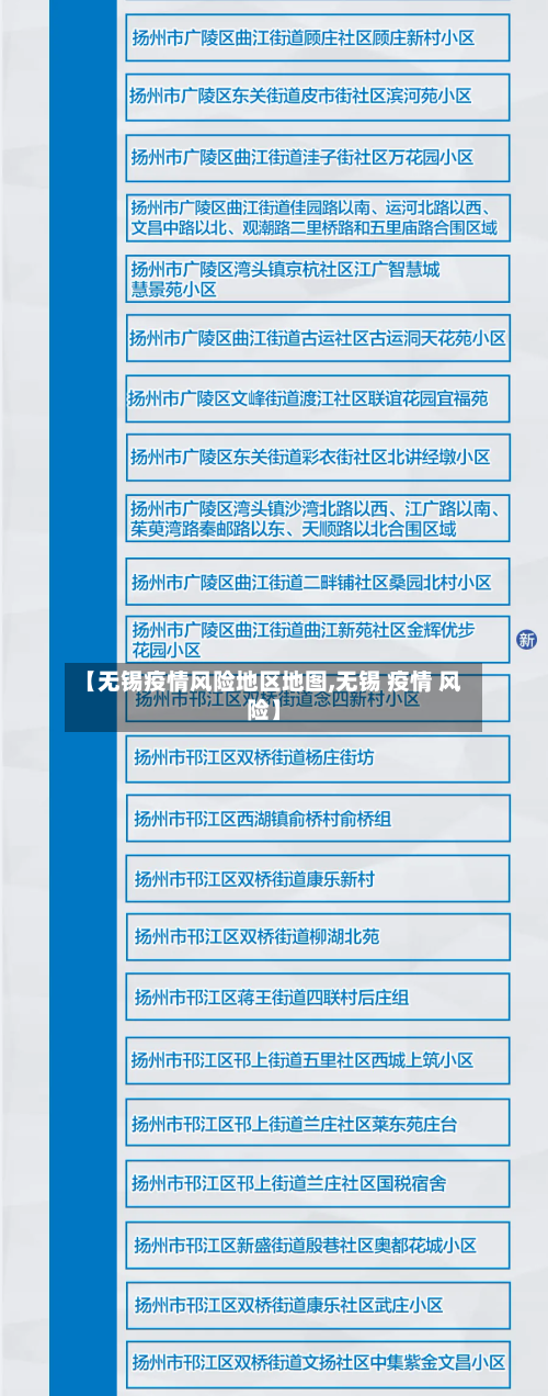 【无锡疫情风险地区地图,无锡 疫情 风险】-第2张图片