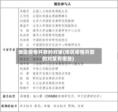 地区疫情开放的对策(地区疫情开放的对策有哪些)-第2张图片