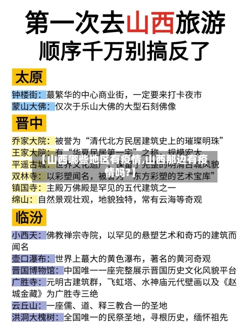 【山西哪些地区有疫情,山西那边有疫情吗?】