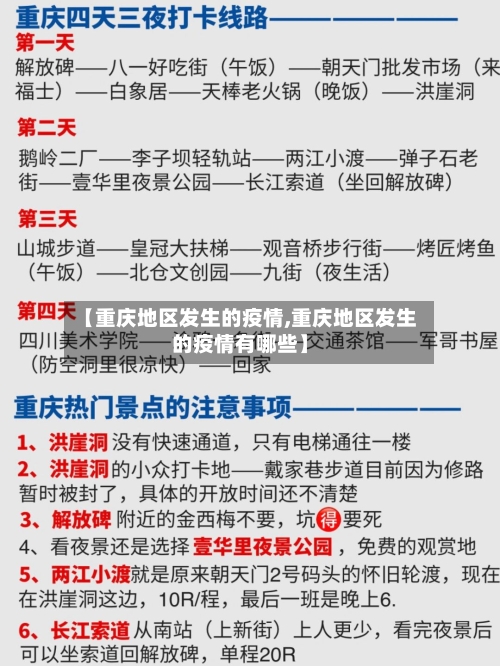 【重庆地区发生的疫情,重庆地区发生的疫情有哪些】-第2张图片