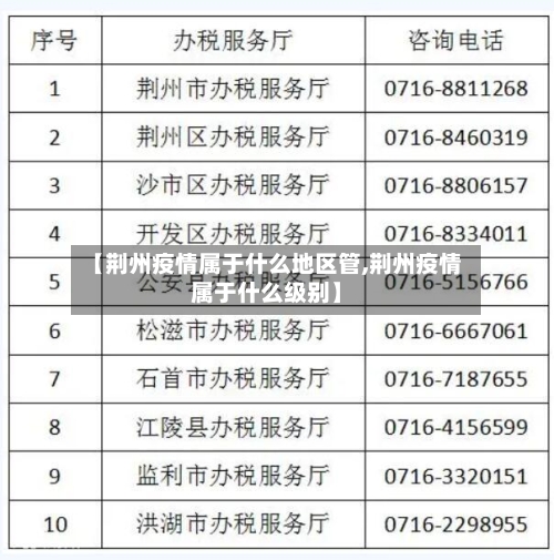 【荆州疫情属于什么地区管,荆州疫情属于什么级别】-第3张图片