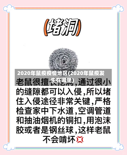2020年鼠疫疫情地区(2020年鼠疫发生在哪里)-第2张图片