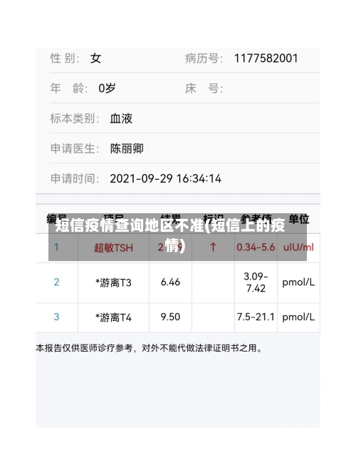 短信疫情查询地区不准(短信上的疫情)