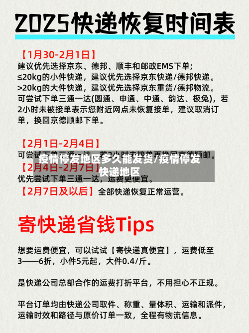 疫情停发地区多久能发货/疫情停发快递地区