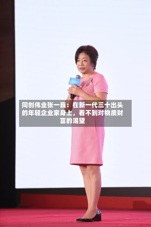 同创伟业张一巍：在新一代三十出头的年轻企业家身上，看不到对物质财富的渴望