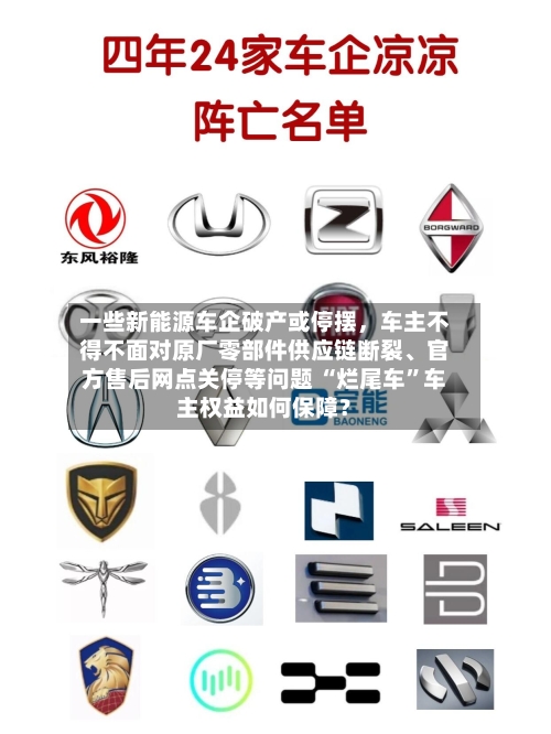 一些新能源车企破产或停摆，车主不得不面对原厂零部件供应链断裂、官方售后网点关停等问题 “烂尾车”车主权益如何保障？-第2张图片