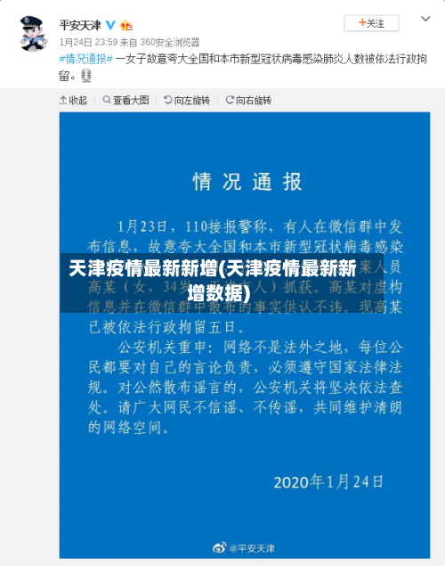 天津疫情最新新增(天津疫情最新新增数据)