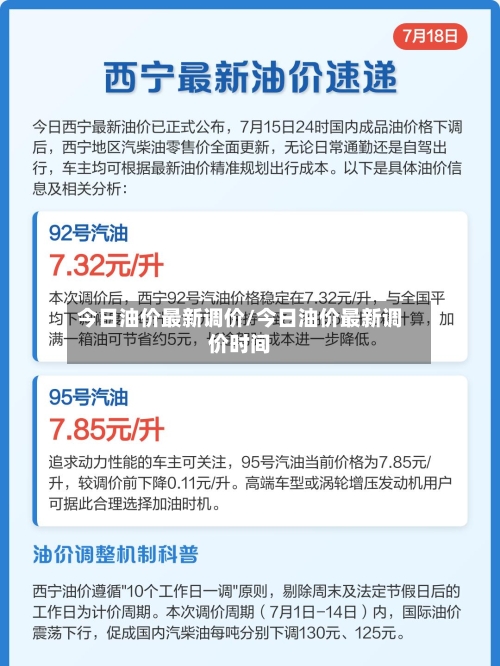 今日油价最新调价/今日油价最新调价时间-第3张图片