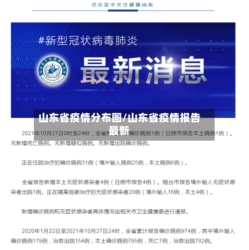 山东省疫情分布图/山东省疫情报告最新