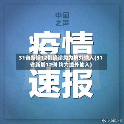 31省新增12例确诊均为境外输入(31省新增12例 均为境外输入)-第2张图片
