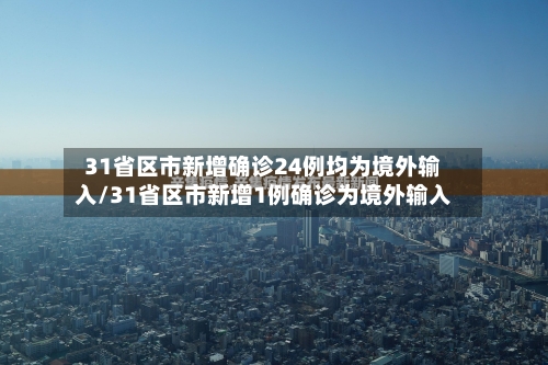 31省区市新增确诊24例均为境外输入/31省区市新增1例确诊为境外输入-第3张图片