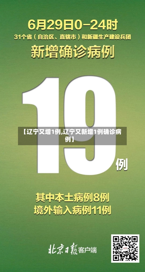 【辽宁又增1例,辽宁又新增1例确诊病例】