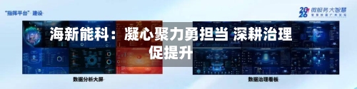 海新能科：凝心聚力勇担当 深耕治理促提升-第2张图片