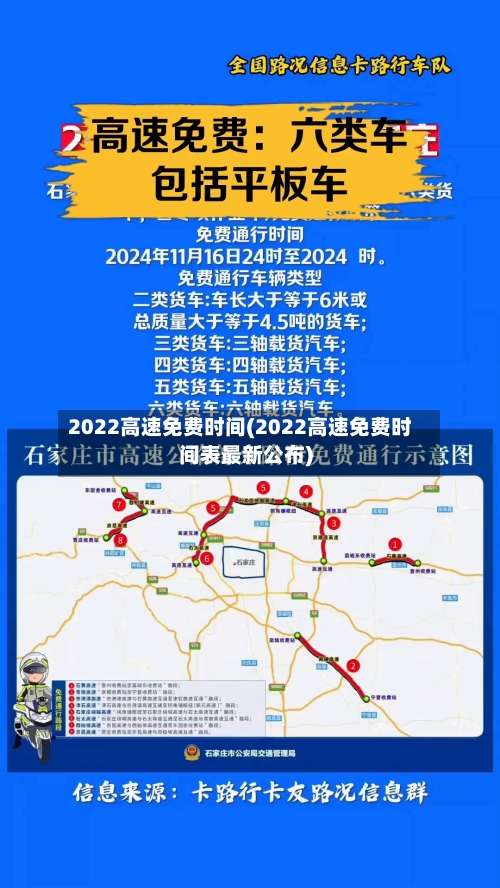 2022高速免费时间(2022高速免费时间表最新公布)
