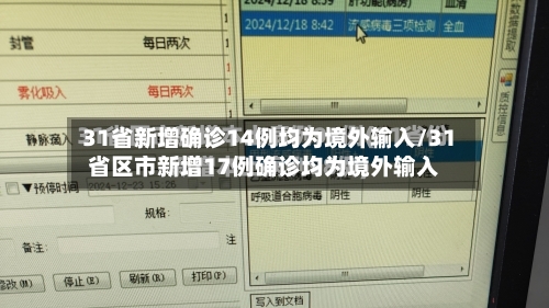 31省新增确诊14例均为境外输入/31省区市新增17例确诊均为境外输入-第2张图片