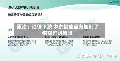 原油：油价下跌 中东供应回归加剧了供应过剩风险-第2张图片