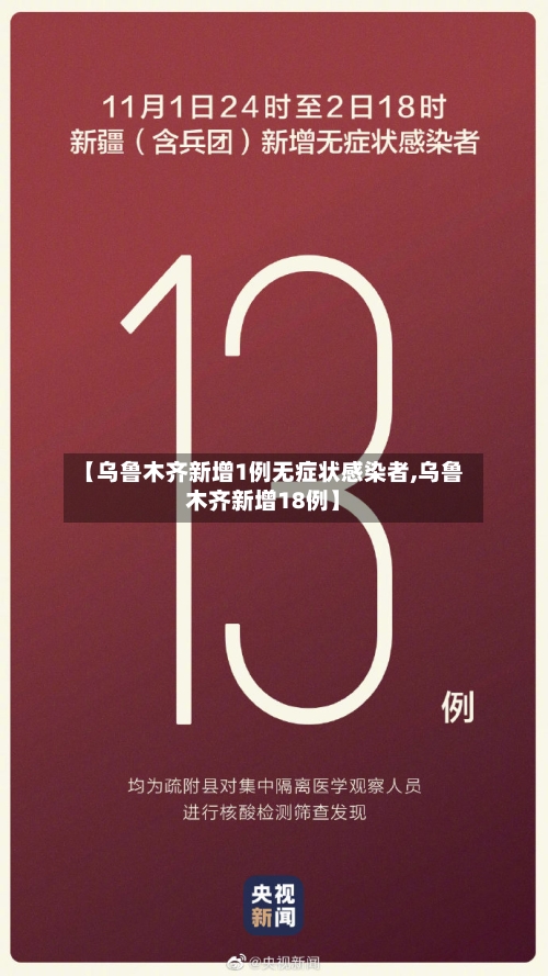 【乌鲁木齐新增1例无症状感染者,乌鲁木齐新增18例】