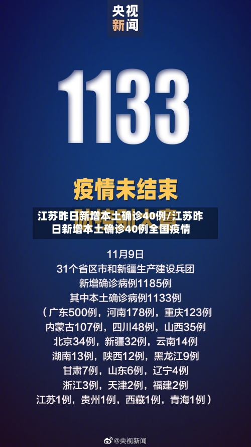 江苏昨日新增本土确诊40例/江苏昨日新增本土确诊40例全国疫情