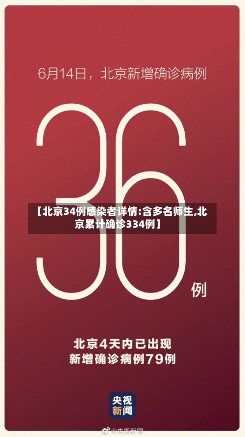 【北京34例感染者详情:含多名师生,北京累计确诊334例】