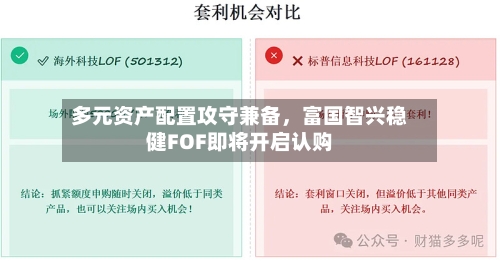 多元资产配置攻守兼备，富国智兴稳健FOF即将开启认购
