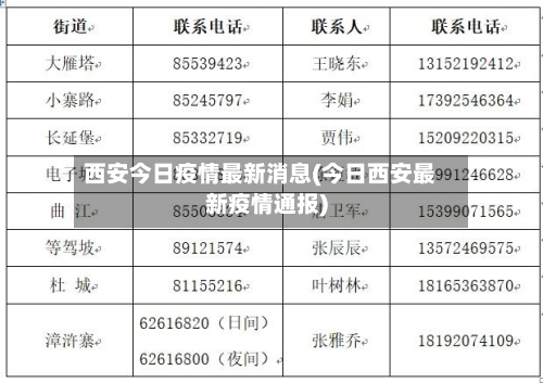 西安今日疫情最新消息(今日西安最新疫情通报)-第2张图片