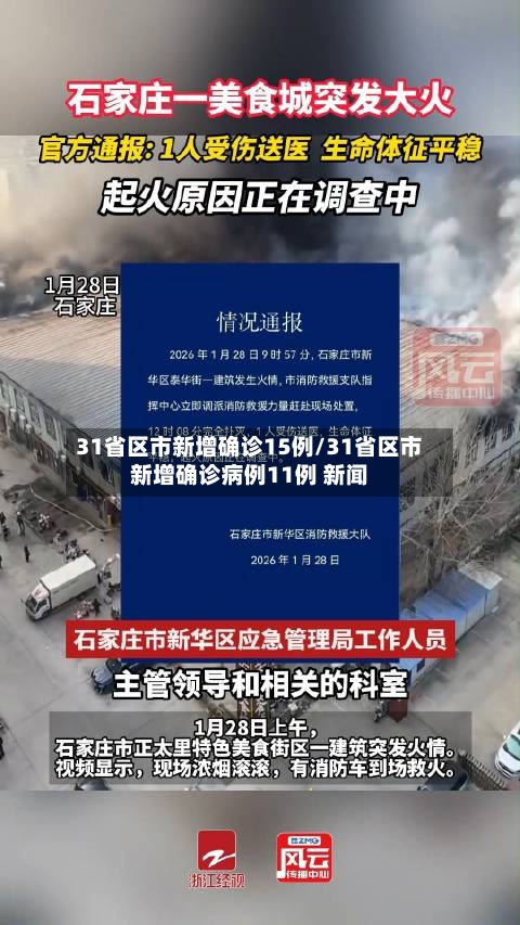 31省区市新增确诊15例/31省区市新增确诊病例11例 新闻-第2张图片