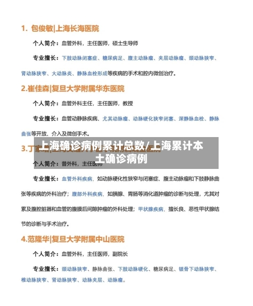上海确诊病例累计总数/上海累计本土确诊病例-第2张图片