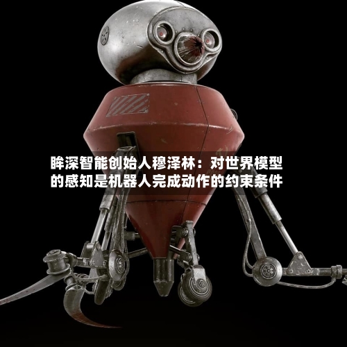 眸深智能创始人穆泽林:对世界模型的感知是机器人完成动作的约束条件-第3张图片