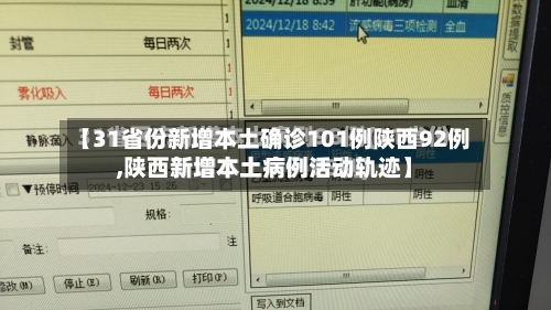 【31省份新增本土确诊101例陕西92例,陕西新增本土病例活动轨迹】