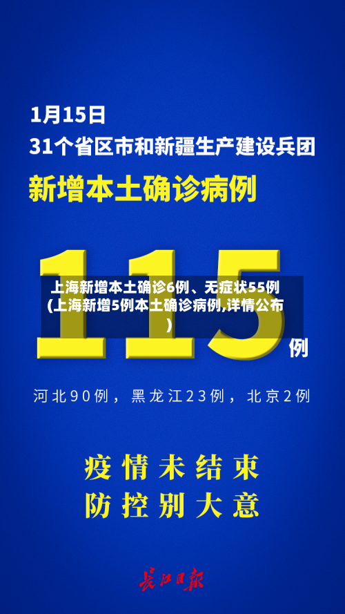 上海新增本土确诊6例、无症状55例(上海新增5例本土确诊病例,详情公布)
