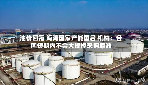 油价回落 海湾国家产能重启 机构：各国短期内不会大规模采购原油