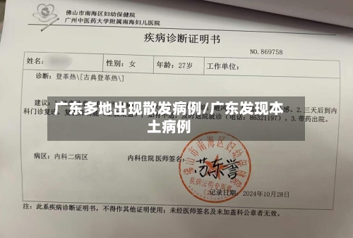 广东多地出现散发病例/广东发现本土病例