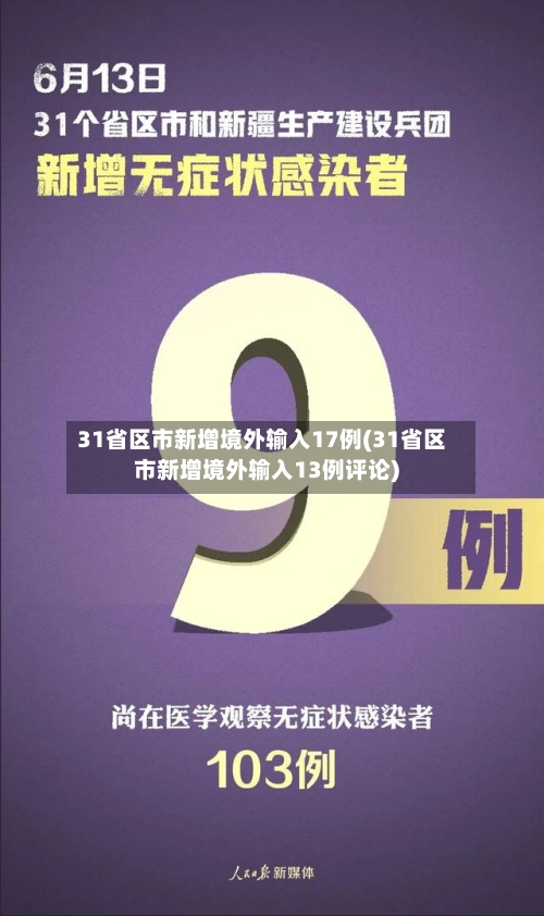 31省区市新增境外输入17例(31省区市新增境外输入13例评论)
