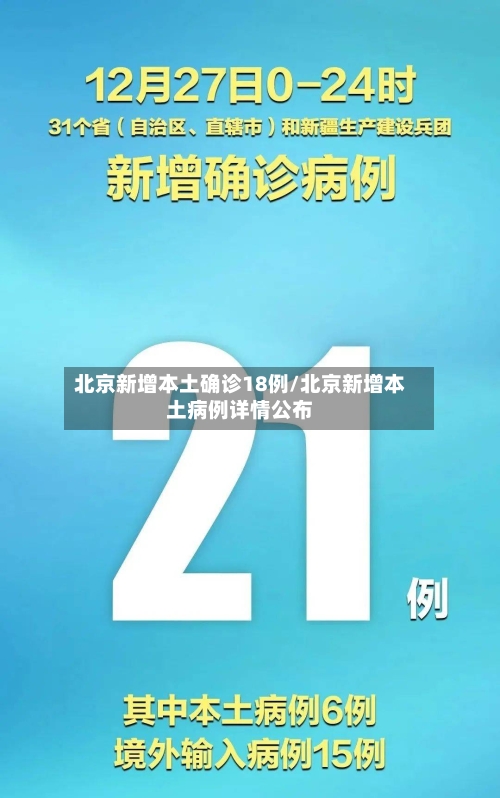 北京新增本土确诊18例/北京新增本土病例详情公布