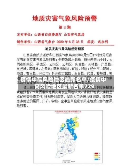 疫情中高风险地区最新名单/疫情中高风险地区最新名单729-第2张图片