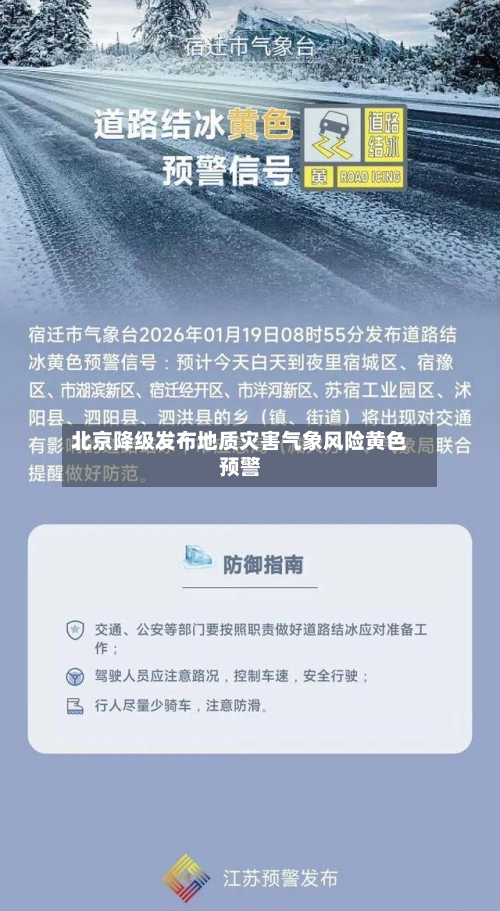 北京降级发布地质灾害气象风险黄色预警-第2张图片