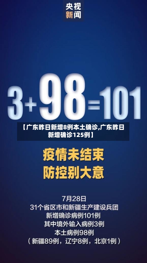 【广东昨日新增8例本土确诊,广东昨日新增确诊125例】