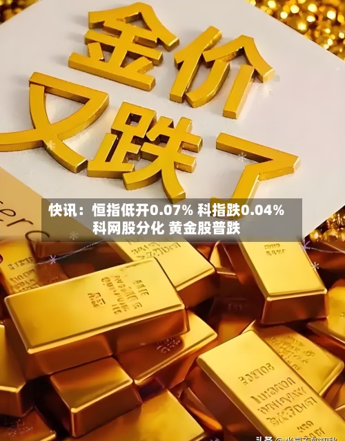 快讯：恒指低开0.07% 科指跌0.04% 科网股分化 黄金股普跌-第1张图片