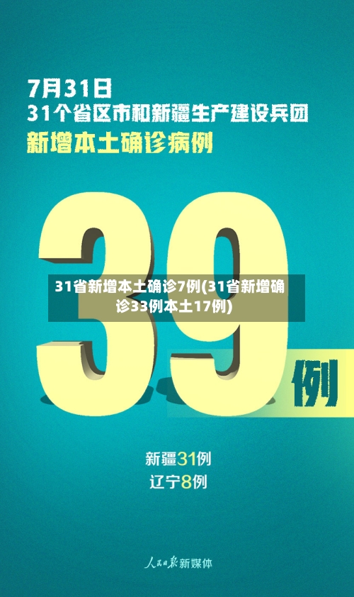 31省新增本土确诊7例(31省新增确诊33例本土17例)