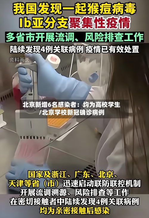 北京新增6名感染者：均为高校学生/北京学校新冠确诊病例